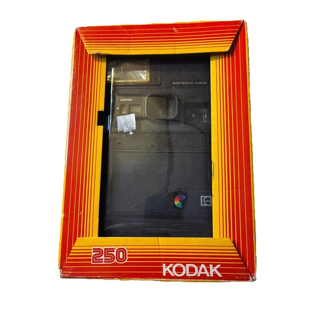 Kodak Colorburst 250 Vintage Instant Film Camera Not Tested In Original Box